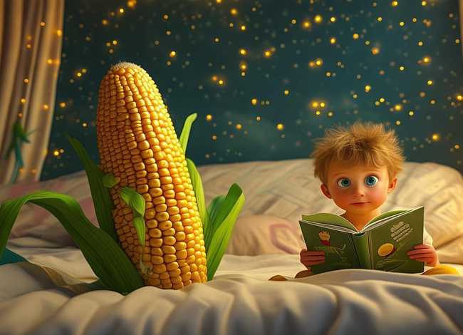 小玉米和大玉米的儿童故事；睡前故事大玉米和小玉米
