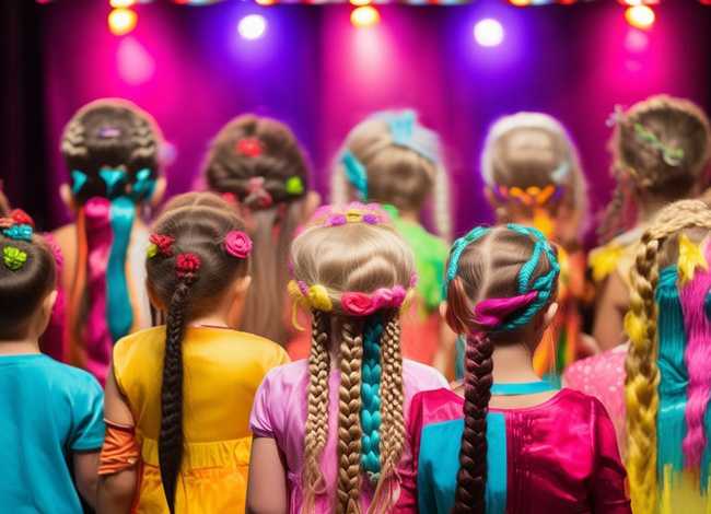 儿童舞台头发造型；儿童舞台头发造型设计