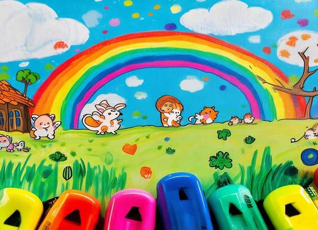 儿童故事主题画马克笔、马克笔儿童主题画 简单漂亮