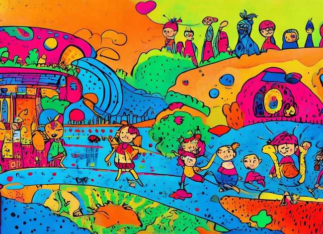 少儿简笔画故事、少儿简笔画故事图片