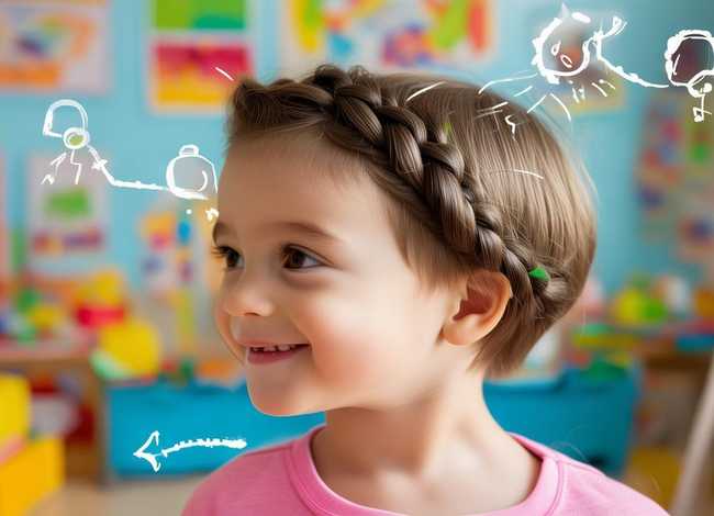 儿童短发编发教程视频 - 儿童短发简单编发教程图解步骤