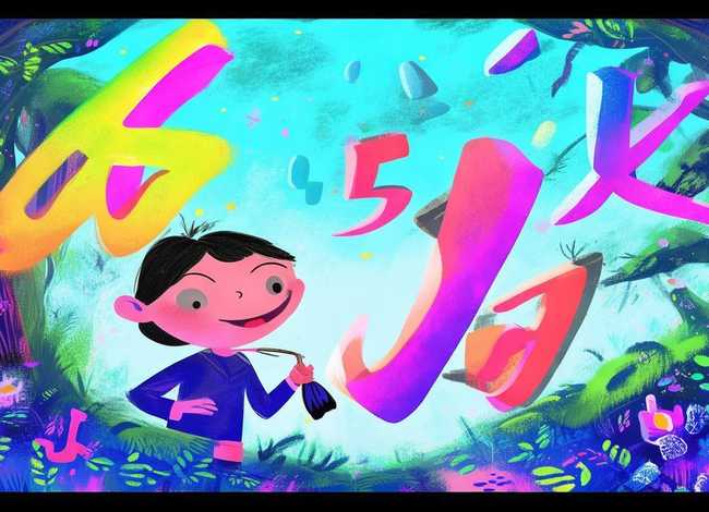 汉字童话故事绘画，汉字故事简笔画