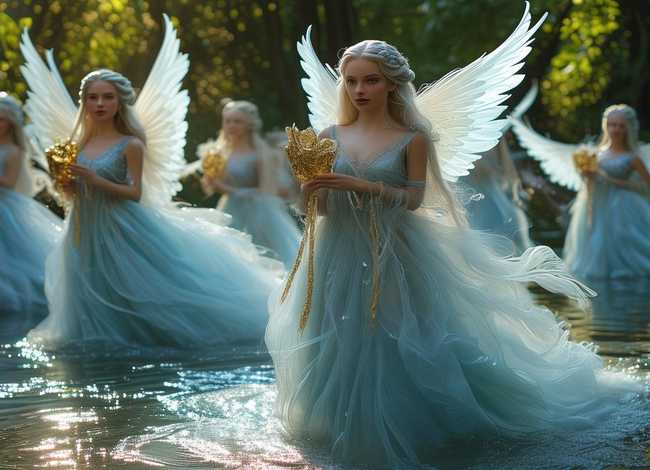 儿童故事七个天鹅 七个天鹅公主的故事