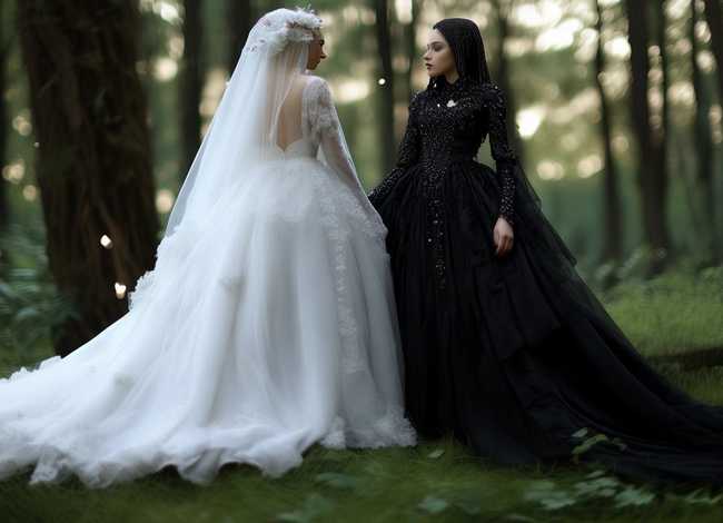 儿童故事黑新娘与白新娘 - 白新娘与黑新娘的故事有多少个字