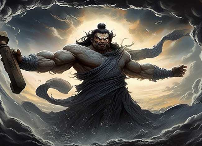 盘古开天地的故事原文、盘古开天地的故事原文图片