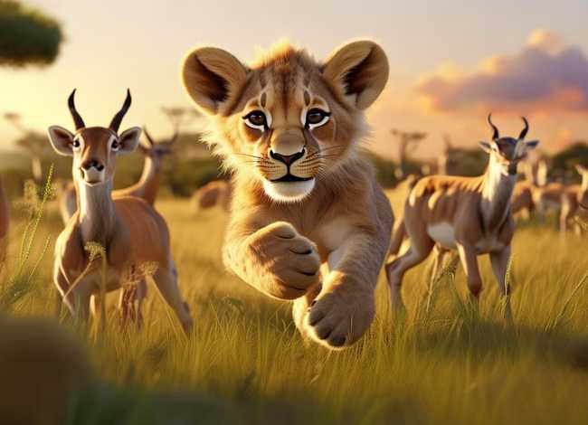 儿童故事狮子宝宝（狮子儿童故事）