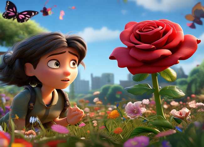 英语动画小故事 - 英语动画故事视频野玫瑰学地道英语