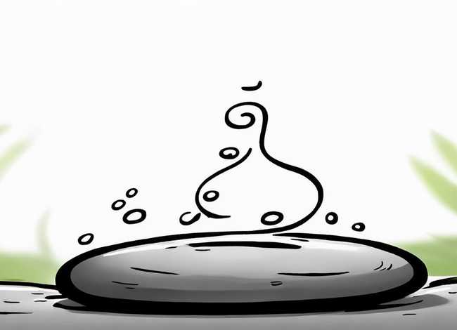 儿童成语故事水滴穿石简笔画、成语故事水滴石穿幼儿教案