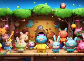 儿童动物故事伴演舞台剧（小动物的儿童舞台剧）