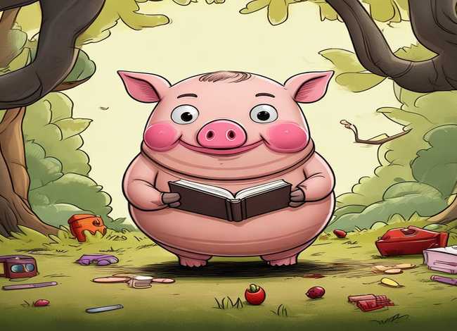 儿童故事粗心的小胖猪，粗心的小胖猪绘本故事