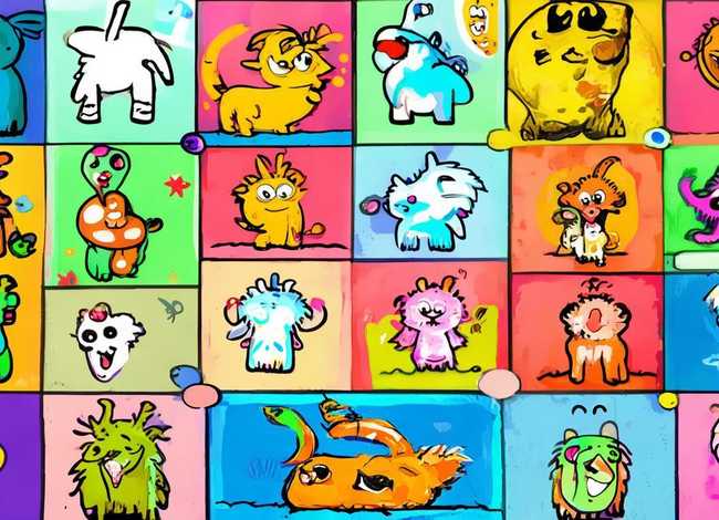 动物的儿童画图片大全，动物的儿童画图片大全简单好看