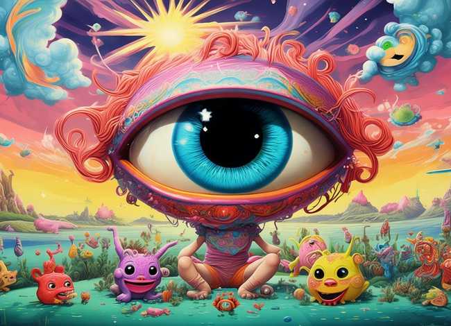 神奇的眼睛儿童故事 神奇的眼睛儿童画