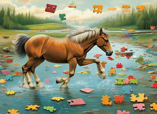 七巧板儿童故事简短、七巧板儿童故事简短小马过河