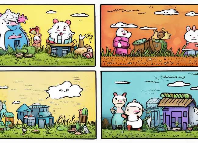 简单的寓言故事儿童画、寓言故事简笔画4幅图简单