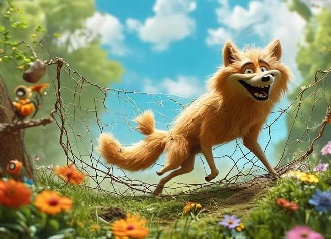 儿童故事上当的老狼绘本全文，上当的老狼的故事