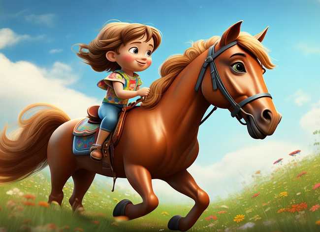 骑马儿童故事（骑马故事游戏）