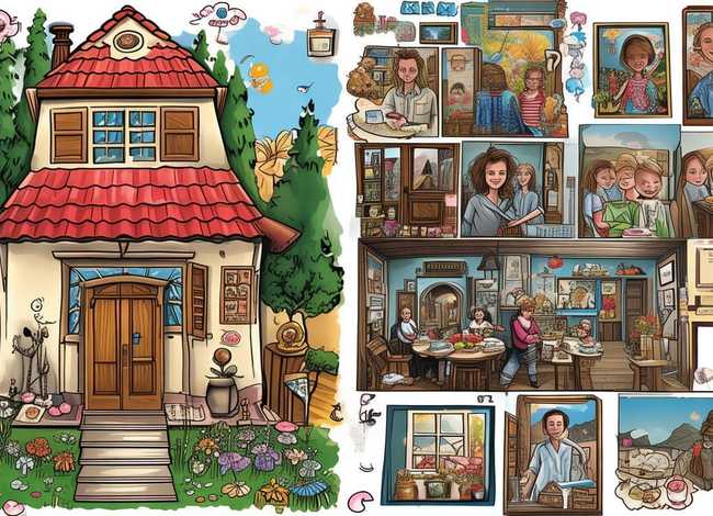 家的故事手抄报图片，家的故事手抄报图片大全