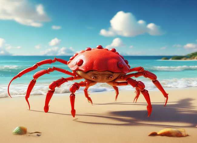 儿童故事螃蟹横着走，螃蟹横着走路的寓言故事