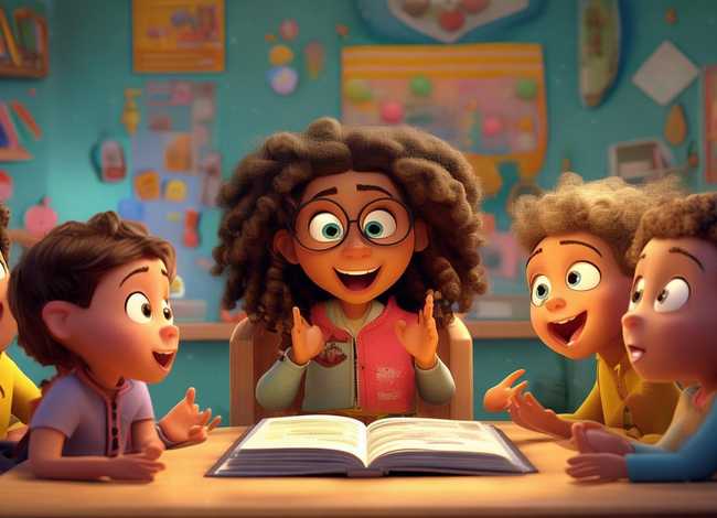 儿童故事朗诵视频素材；幼儿故事朗诵视频