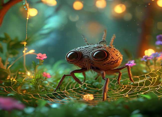 蜘蛛的故事儿童动画片，蜘蛛的故事图片