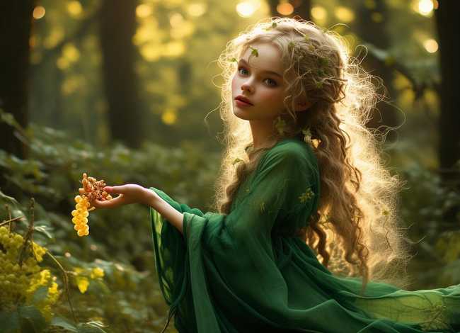 葡萄仙子儿童故事（葡萄仙子的故事）