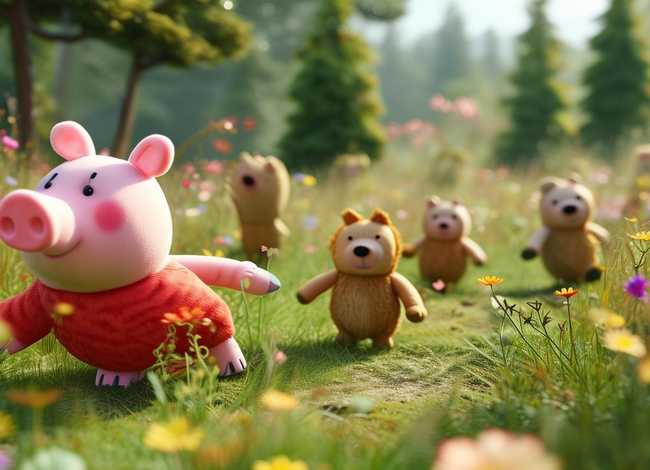 儿童故事熊出没之小猪佩奇，我想要看的小猪佩奇玩具熊出没