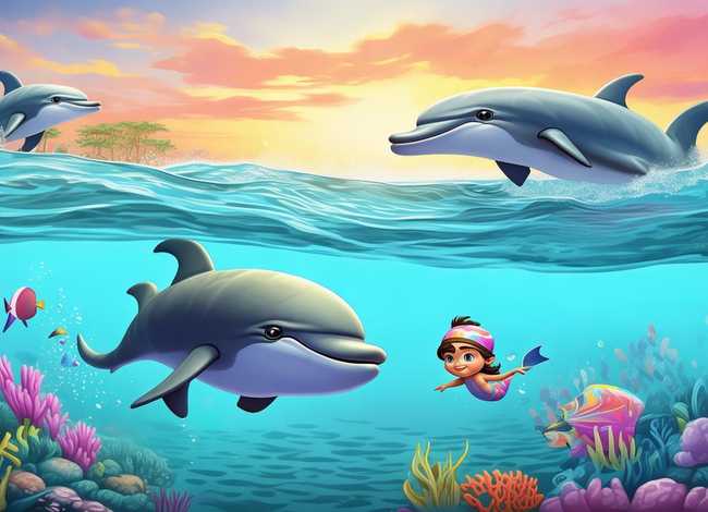 儿童故事海豚人 - 海豚幼儿故事