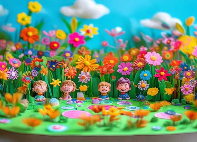 春天的故事幼儿;春天的故事幼儿手工立体作品 春天的故事幼儿;春天的故事幼儿手工立体作品