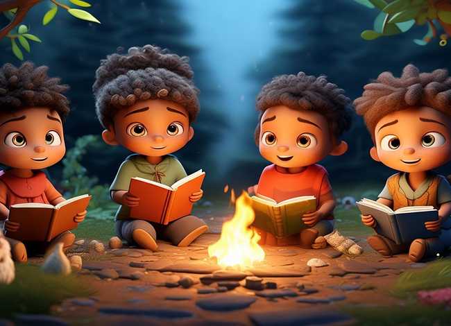 儿童故事四人组 四个人的幼儿故事