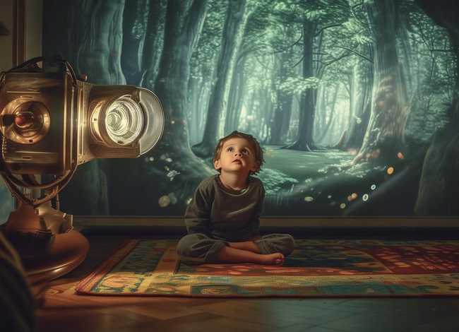 儿童故事投影仪比较模糊、故事投影仪伤眼睛吗