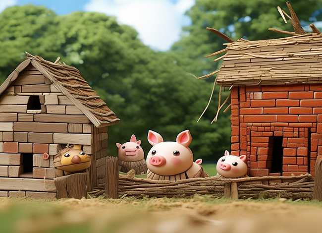 幼儿故事-三只小猪；幼儿故事-三只小猪视频