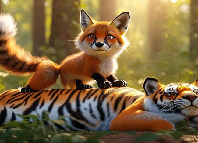 儿童故事狐假虎威教学视频 - 幼儿狐假虎威故事视频