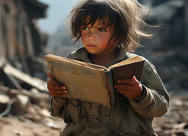 关于战争中儿童的故事英语怎么读、关于战争的英语小故事