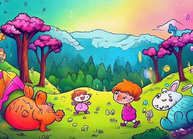 儿童英文小故事手绘 少儿英文小故事