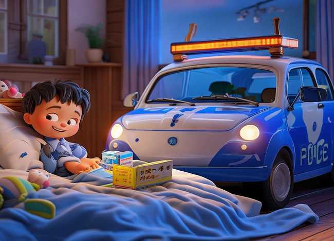 警车故事儿童睡前故事、警车的故事 幼儿睡前