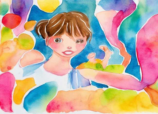 水粉画 儿童画；水粉画 儿童 简单漂亮 初学者