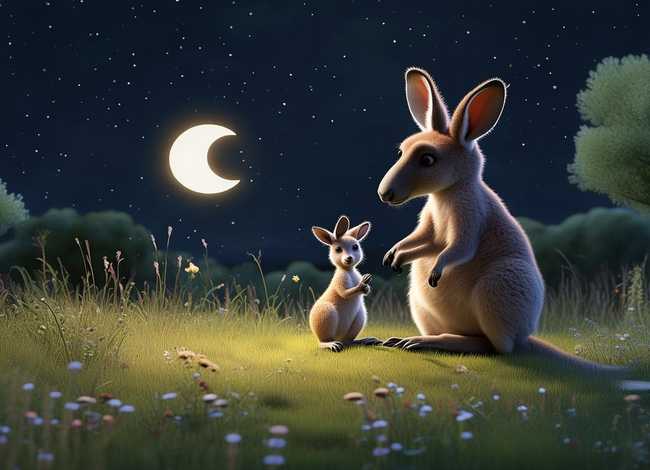 袋鼠的故事儿童睡前故事（关于袋鼠的睡前故事）