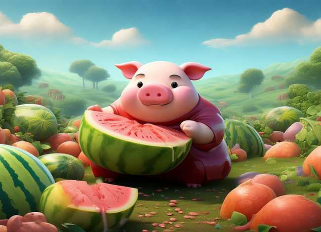 西瓜的故事绘本；猪八戒吃西瓜的故事绘本