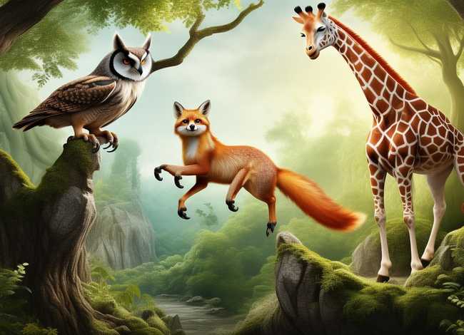 三种动物编童话故事（几种动物编一个童话300字）