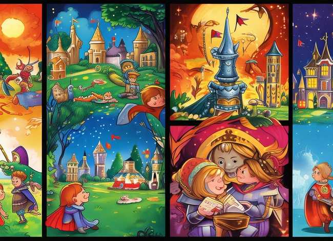 儿童故事绘本连环画 - 绘本故事连环画6幅