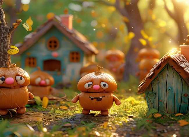 板栗儿童故事，板栗儿童版