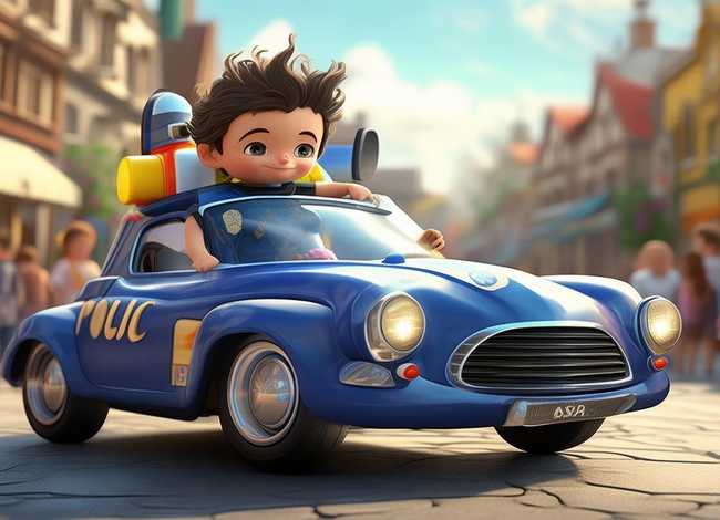 警车儿童故事（幼儿警车的故事）