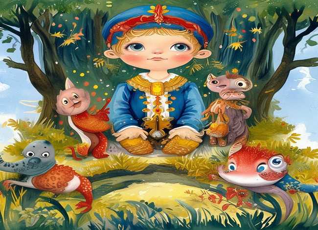 俄国童话故事的儿童画、俄国著名童话作家