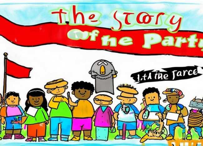 党的历史故事绘画作品儿童画 - 党的故事绘画作品简单