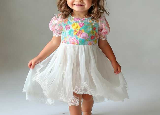 儿童白色纱裙半身裙怎么搭配上衣（儿童白色纱裙半身裙怎么搭配上衣好看）