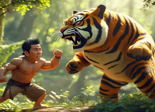 武松打虎儿童经典故事；武松打虎的幼儿故事