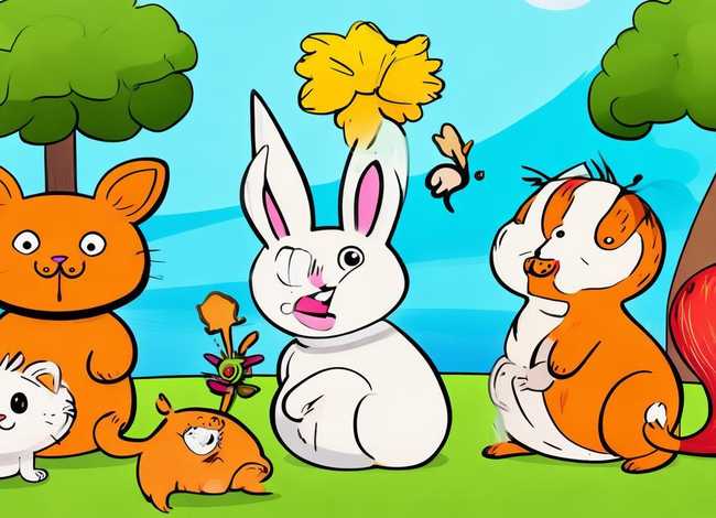 小动物儿童画图片大全 - 小动物儿童画图片大全简单