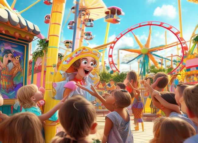 游乐园故事片，游乐园故事片段摘抄