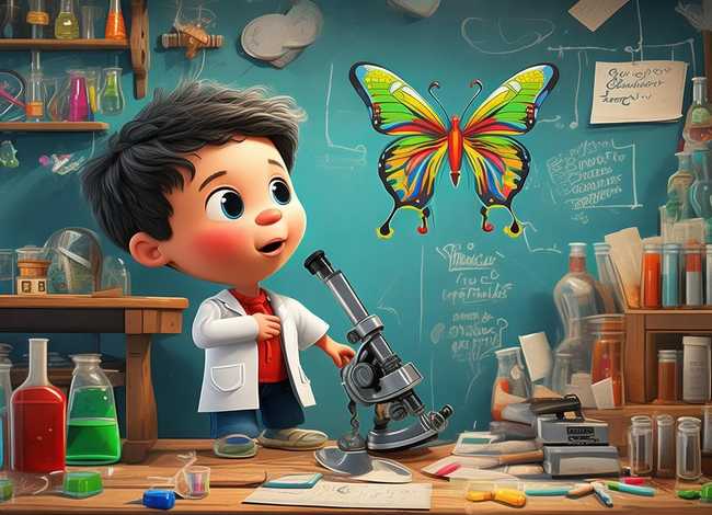 幼儿科学家的故事，幼儿科学家的故事简笔画