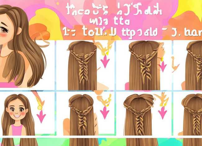 儿童麻花辫教程，儿童麻花辫教程图解步骤